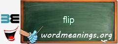 WordMeaning blackboard for flip